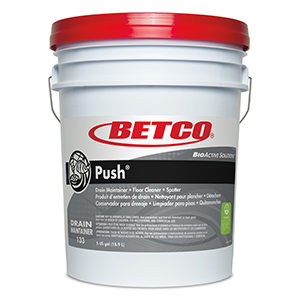 PUSH 5Gal Drain Maintainer,
Floor Cleaner, and Spotter
BETCO BIOACTIVE SOLUTIONS 