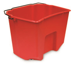 DIRTY WATER PAIL 4cs FOR 35QT
BUCKETS RED DELAMO SS 