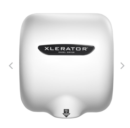 EXC XLERATOR Hand Dryer,
XL-BW-110, White Thermoset,
1/Cs.
