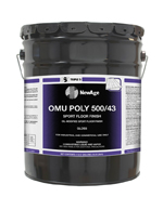 OMU Poly 500/43 5GAL Sport Floor Finish Gloss, Oil
