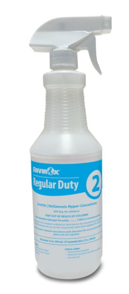 OxiGenesis Bottle &amp; Spray Head  - Regular Duty Blue 100/CS