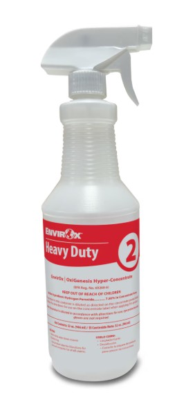 OxiGenesis Bottle &amp; Spray Head  - Heavy Duty Red 100/CS