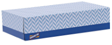 Genuine Joe Facial Tissue 2Ply  white 100/bx 30bx/cs