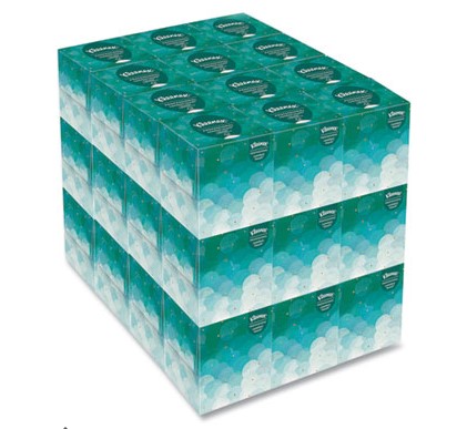 Kleenex Boutique White Facial  Tissue, Pop-Up Box, 2-Ply, 90 