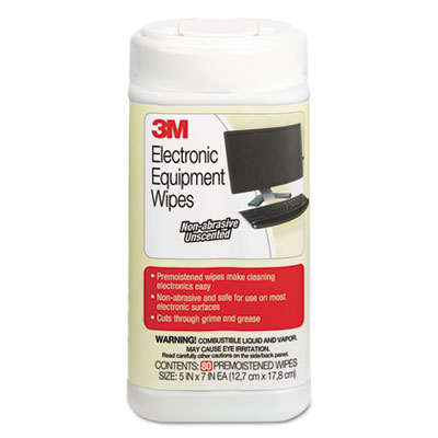 ELECTRONIC CLEANING WIPE 5 1/2X6 3/4 WH 80BUCKET
