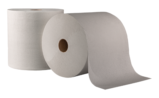 Nittany 1000&#39; White Roll Towel  1.5&quot; Core 6/cs