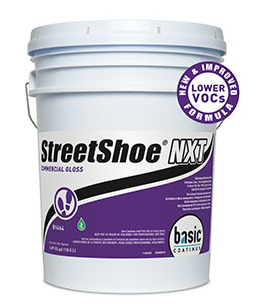 STREETSHOE NXT GLOSS WB GYM 
FINISH 5GAL PAIL IN BOX W/ 
CATALYST