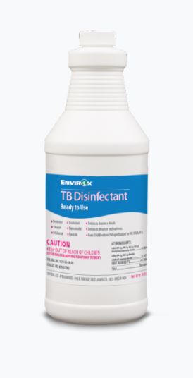 TB Disinfectant RTU Lemon
Fragrance, 12qt/cs