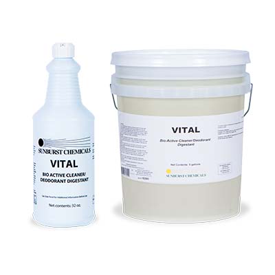 Vital 12QT/CS Bioactive
Cleaner Deodorant,Digestant
and Drain Treatment