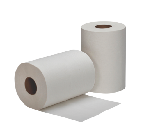 Roll Towel White 8&quot;/350&#39;/12C