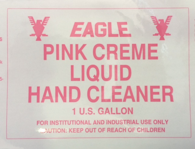 *NLA* EAGLE PINK CREME HAND  CLEANSER 1G/ 4C EGAN CREAM 