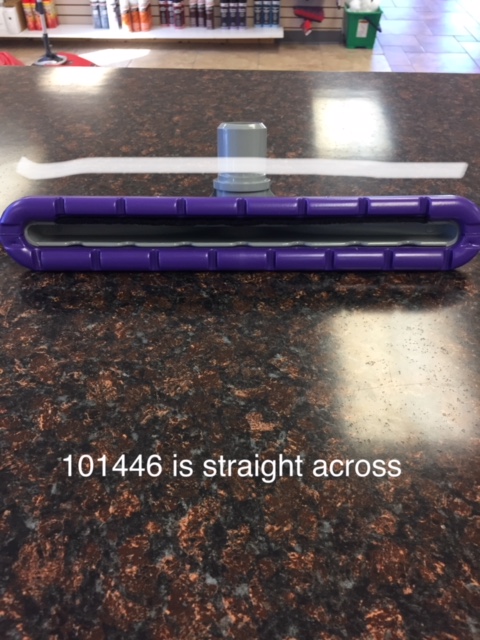 FLOOR TOOL, EZ GLIDE  14&quot; W/ NYLON BRUSH STRIP PURPLE