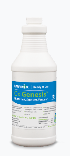 Envirox OxiGenesis RTU  Disinfectant, Sanitizer 12/cs