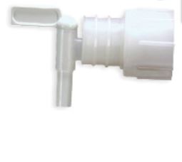 SHUR-FILL STYLE &quot;A&quot; FAUCET WHITE 38/430 THREAD 12/CS