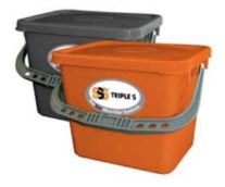 BUCKET MOP MINI 3G ORANGE BIN 3CS LID NEXGEN SS