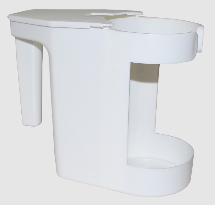 BOWL CADDY WHITE - HOLDS 1QT  AND BOWL SWAB