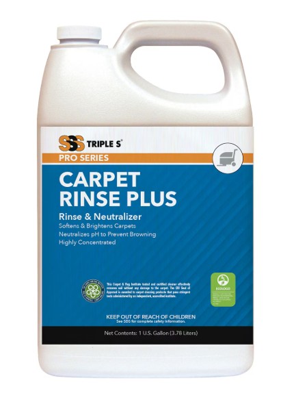 SSS Carpet Rinse Plus Rinse  and Neutralizer, 1 gal 4/cs