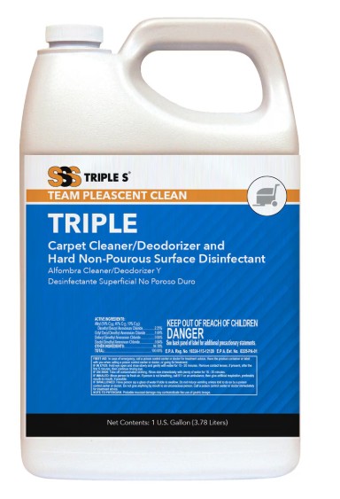 SSS Triple Carpet Cleaner,  Deodorizer &amp; Hard Non-Porous 