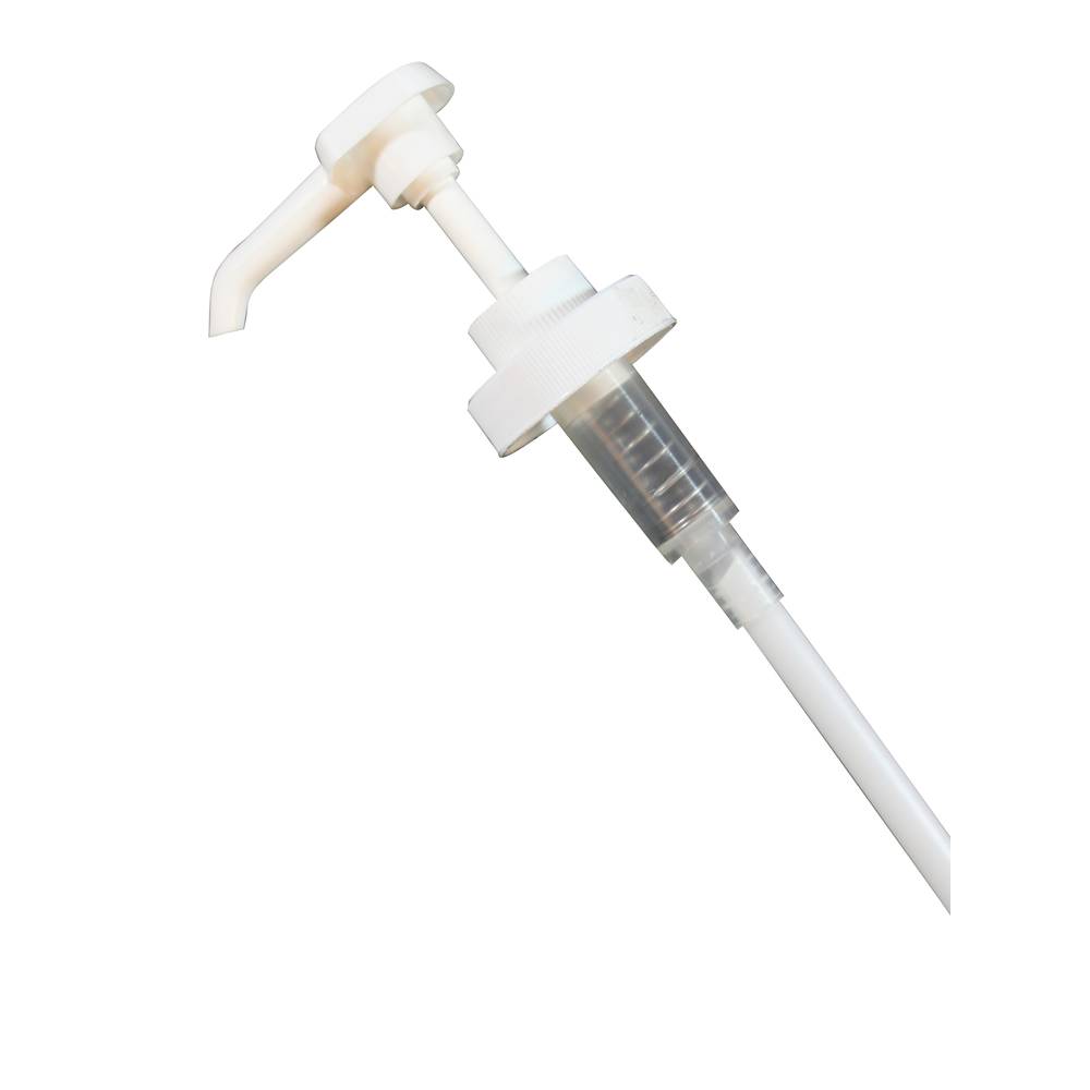 1/8 OZ PLASTIC GALLON PUMP WHITE 24CS