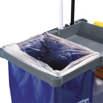 REPLACEMENT BAG FOR JANITOR CART BLUE, CARLISLE 1CS