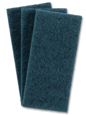 10" 3M DOODLEBUG BLUE SCRUB PAD 10/CS