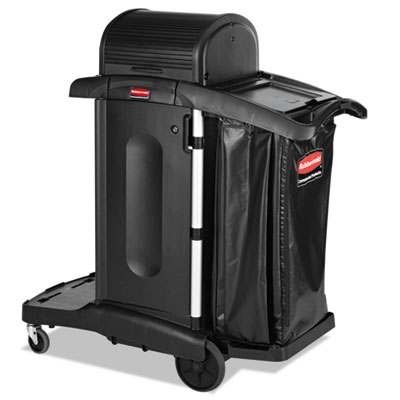 Executive High Security  Janitorial Cleaning Cart, 4 