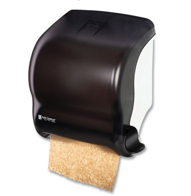 DISP LEVER ROLL TOWEL BK