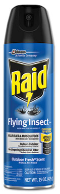 Raid Flying Insect Killer, 15  oz Aerosol Spray, 12/cs
