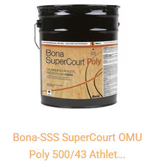 OMU Poly 500/43 5GAL Oil  SuperCourt Floor Finish Gloss  